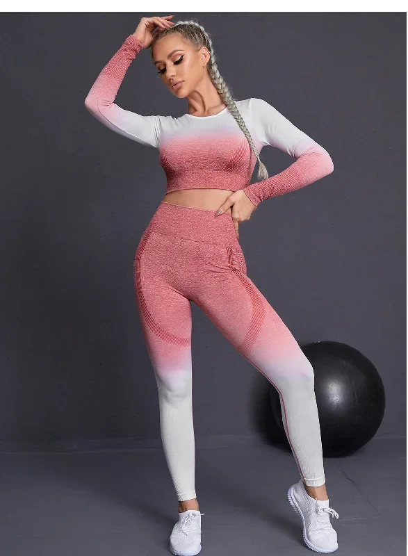 3 PCS Seamless Women Yoga Set