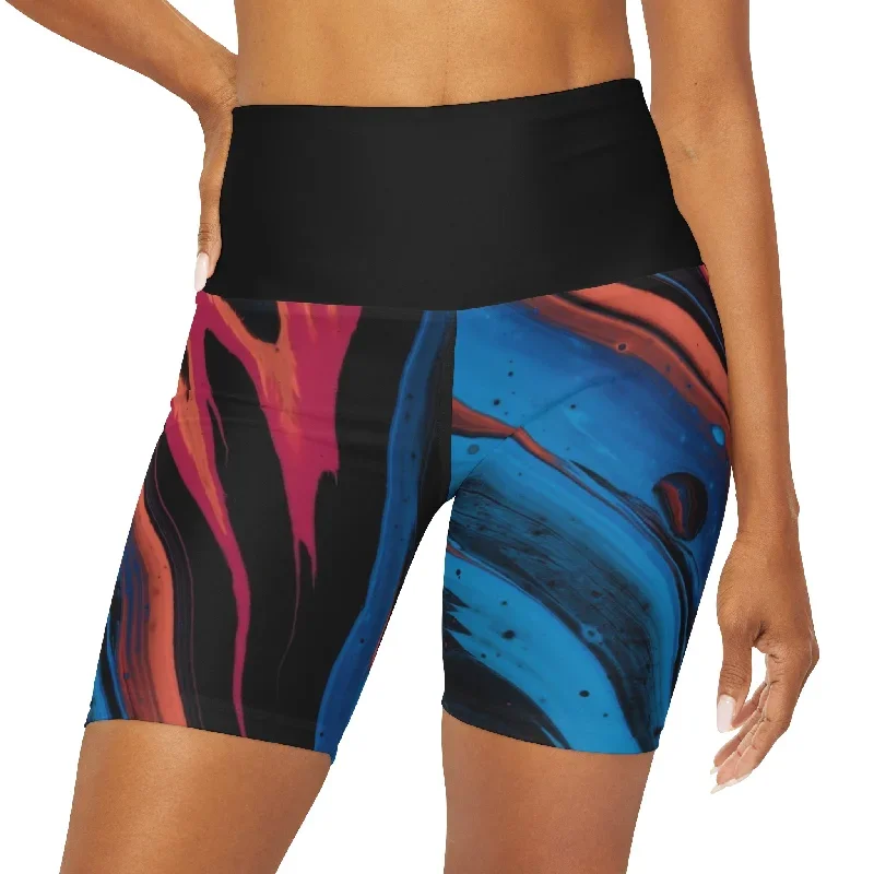 acrylic-pour-high-waisted-yoga-shorts-aop