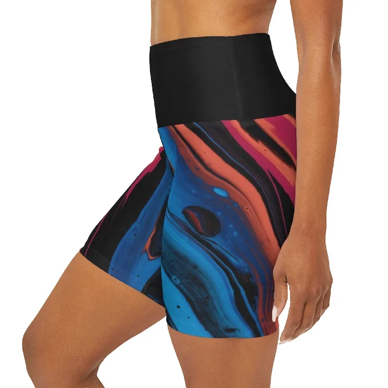 acrylic-pour-high-waisted-yoga-shorts-aop