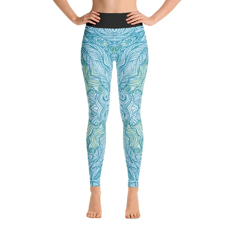 Cerulean Seascape Leggings