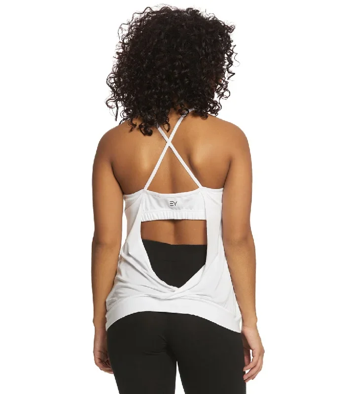 Everyday Yoga Fit + Flow Support Tank White