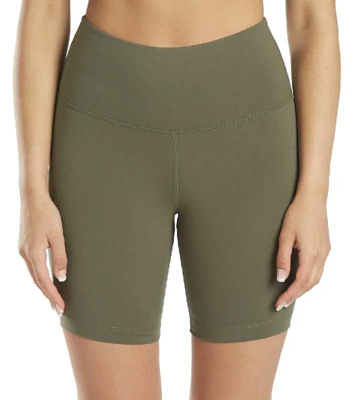 Everyday Yoga High Waisted Biker Shorts 7 Dark Olive