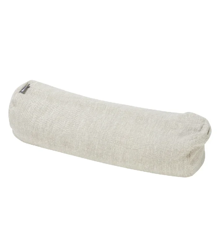 Halfmoon Linen Mini Cylindrical Bolster Natural Linen