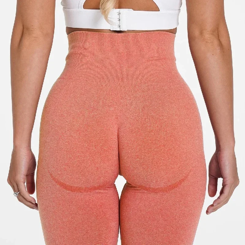 High Waist Orange Short