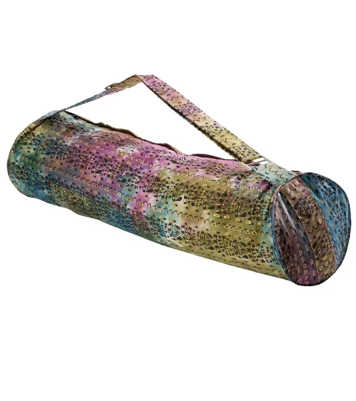 Hugger Mugger Batik Yoga Mat Bag Golden Tribe