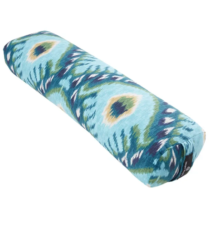 Hugger Mugger Junior Printed Yoga Bolster Indigo Ikat