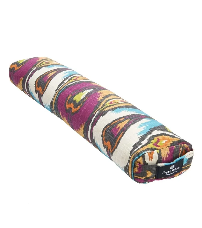 Hugger Mugger Pranayama Printed Yoga Bolster Bohemian Ikat