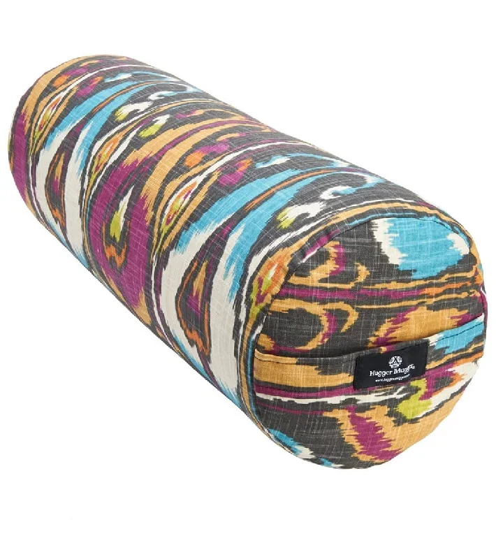 Hugger Mugger Round Printed Yoga Bolster Bogemian Ikat