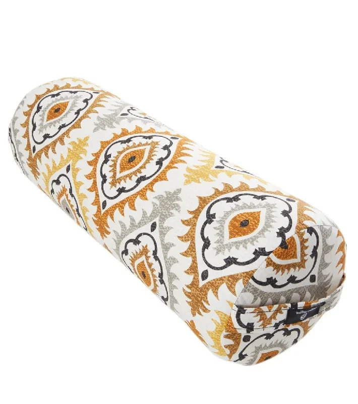 Hugger Mugger Round Printed Yoga Bolster Fiery Sol