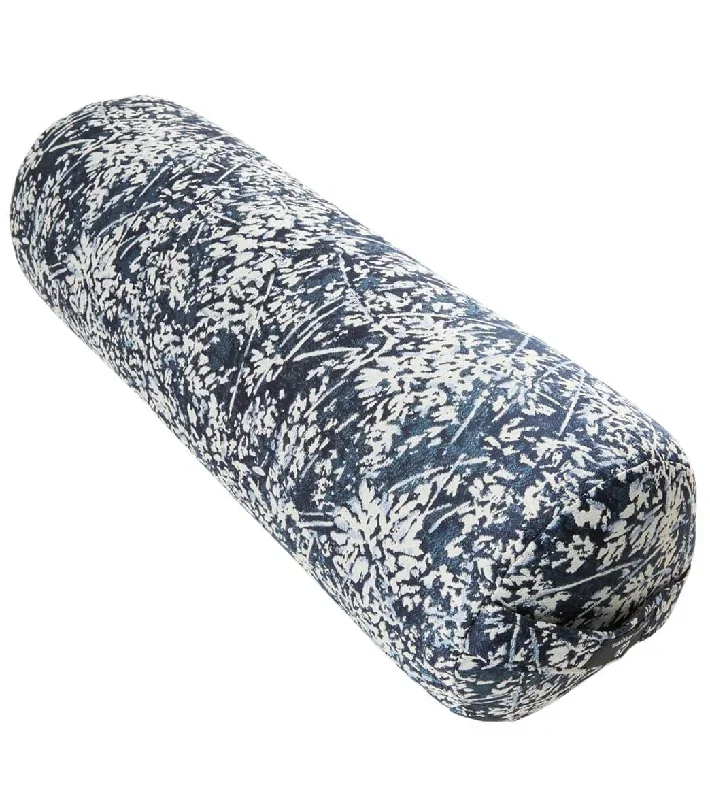 Hugger Mugger Round Printed Yoga Bolster Midnight Flurry