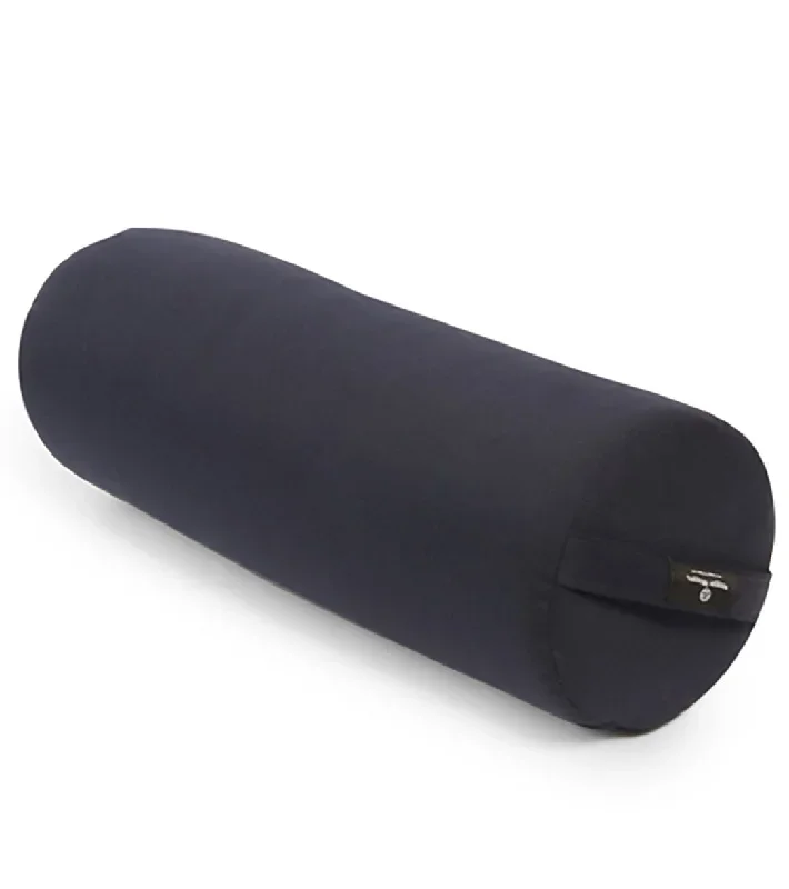 Hugger Mugger Round Solid Yoga Bolster Blue