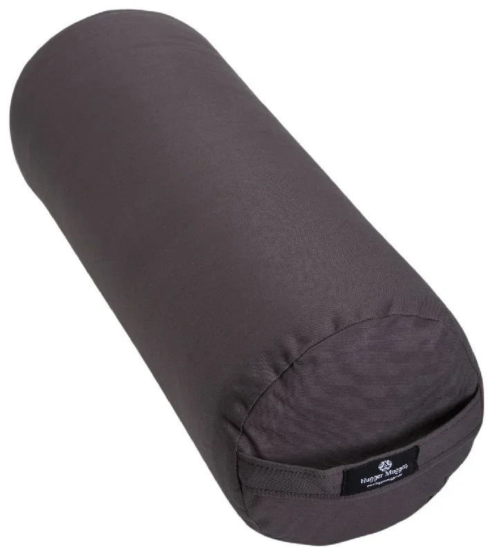 Hugger Mugger Round Solid Yoga Bolster Gray