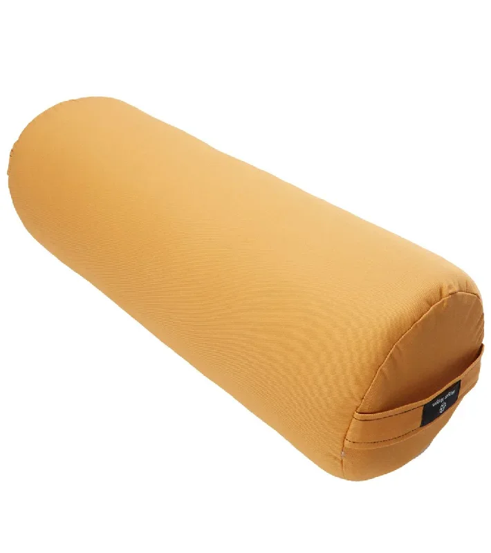 Hugger Mugger Round Solid Yoga Bolster Honey