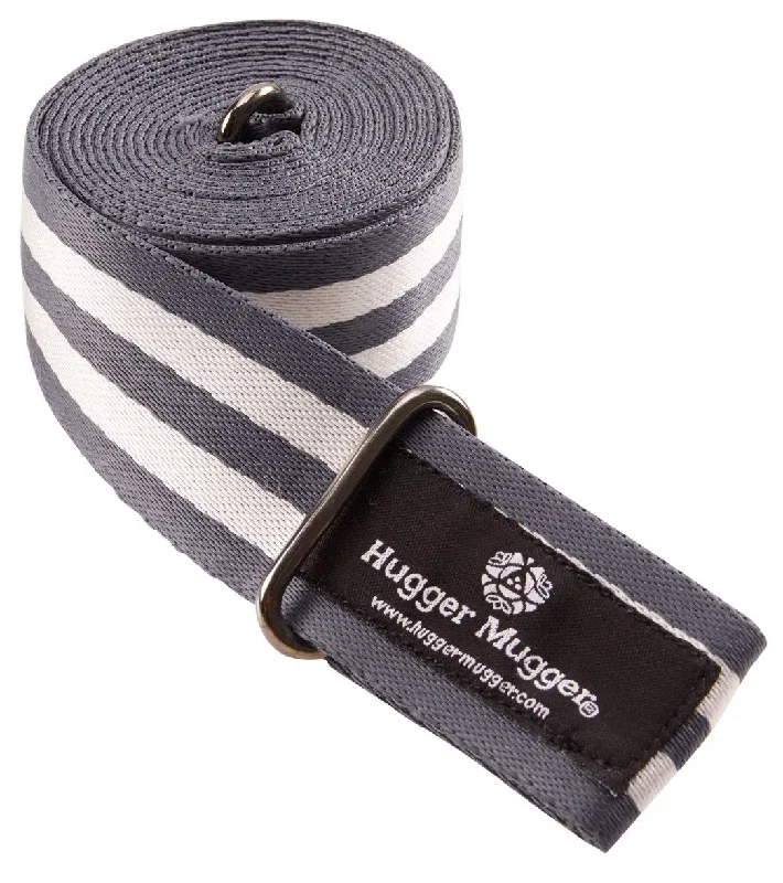 Hugger Mugger Schlepper Yoga Mat Sling Gray Stripe