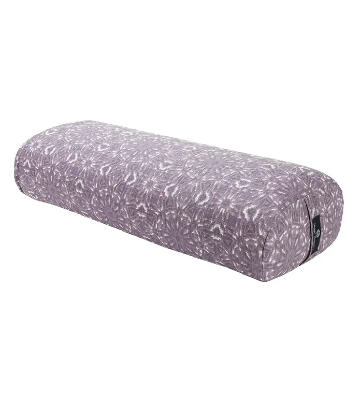 Hugger Mugger Standard Printed Yoga Bolster Celestial Plum