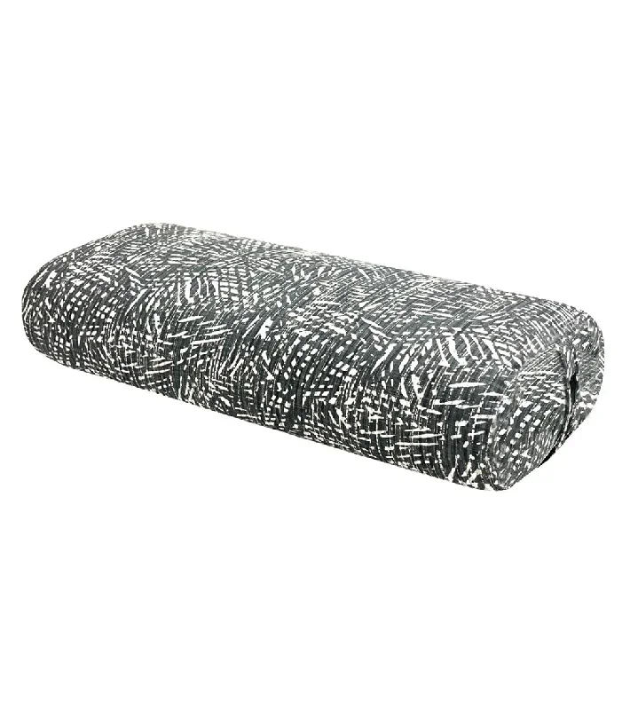 Hugger Mugger Standard Printed Yoga Bolster Misty Palms