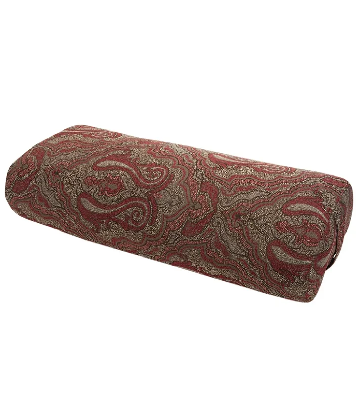 Hugger Mugger Standard Printed Yoga Bolster Vintage Currant