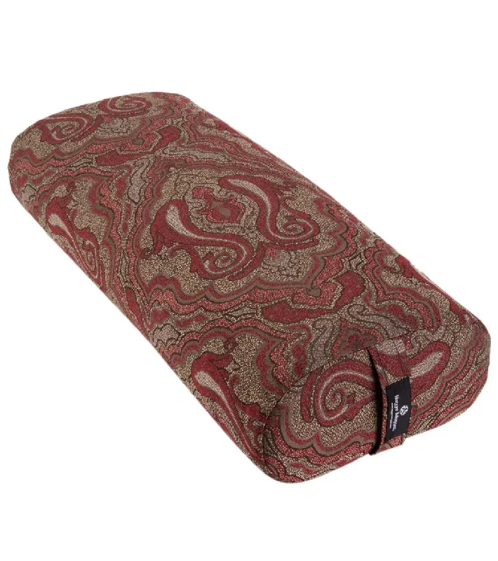 Hugger Mugger Standard Printed Yoga Bolster Vintage Currant