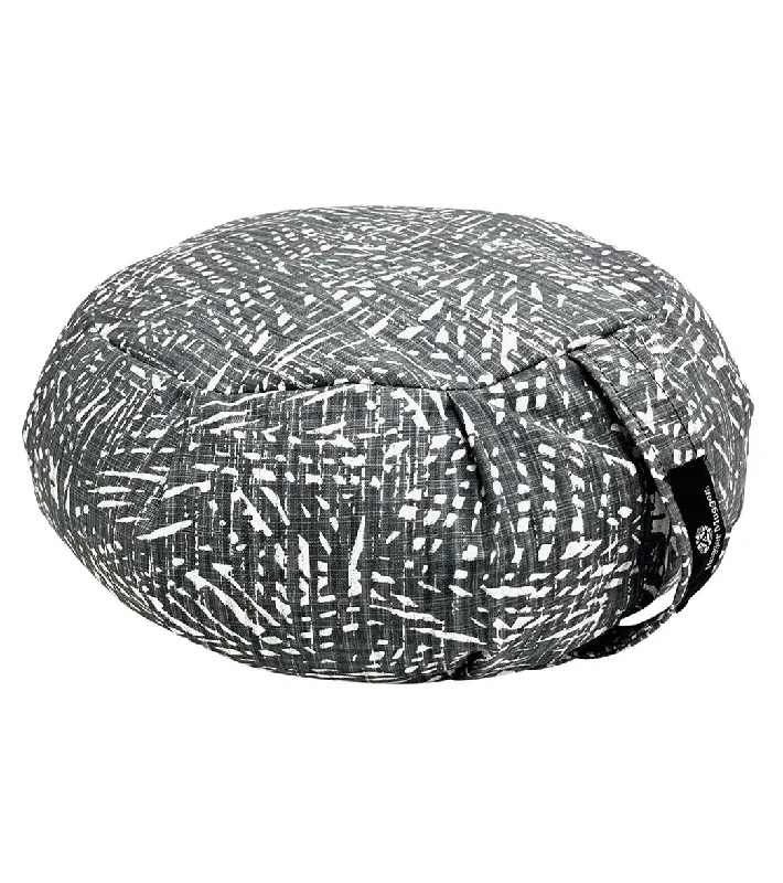 Hugger Mugger Zafu Printed Yoga Meditation Cushion Misty Palms