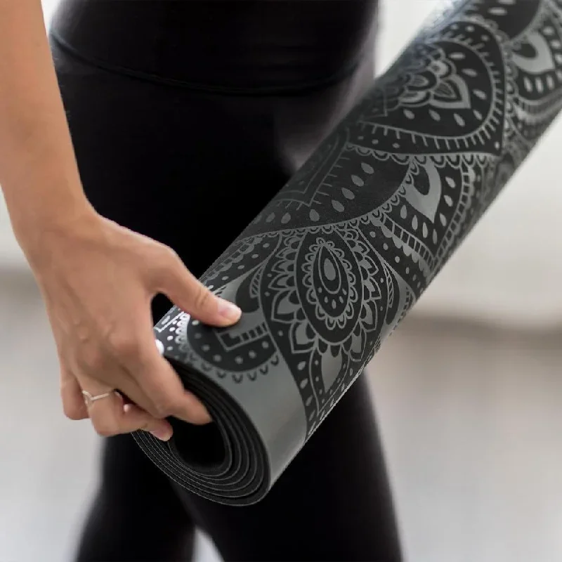 infinity-yoga-mat-5mm-mandala-charcoal-the-best-yoga-mat-provides-great-support