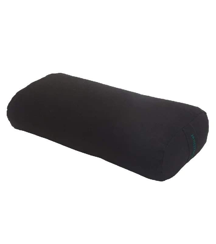 Jade Yoga Rectangular Bolster Black