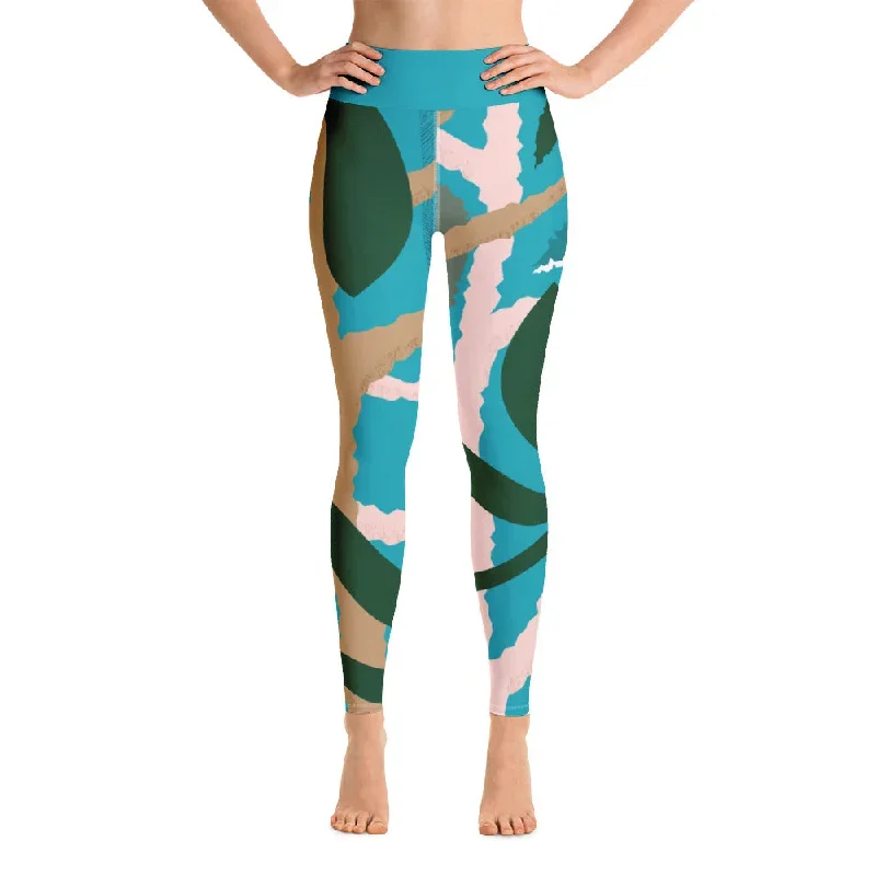 Leaf Paradise Yoga Leggings