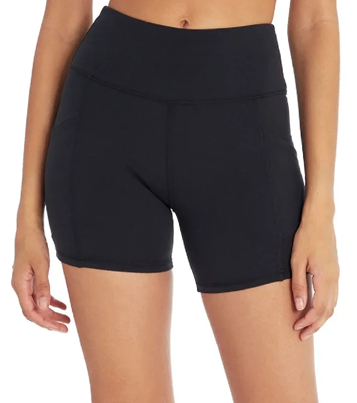 Marika Linnette High Waisted Tummy Control Yoga Shorts