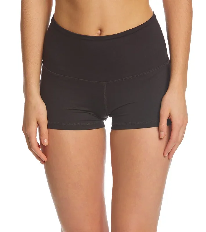 Mika Yoga Wear Bella High Waist Yoga Shorts Black