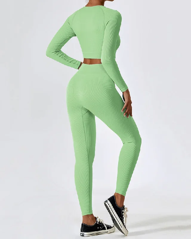 Long Sleeve Pants Avocado Green