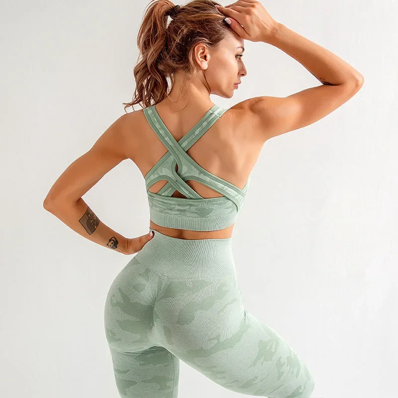 Tie Dye High Waist Seamless Yoga Set