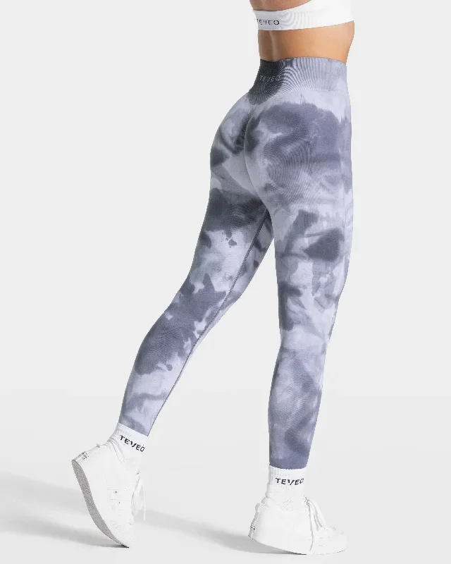 Tie Dye Scrunch Leggings Stormy