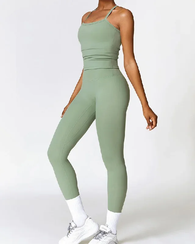 Vest Pants Green